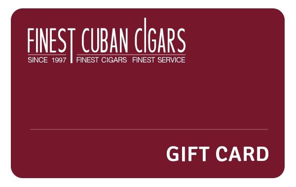 Finestcubancigars.com Gift Card - no discounts apply