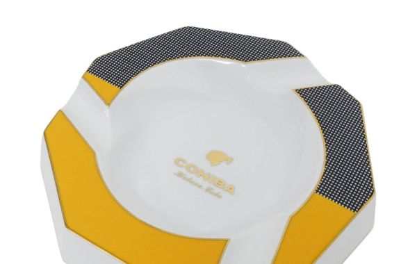 Individual Cohiba Porcelain Ashtray - 3 Cigars