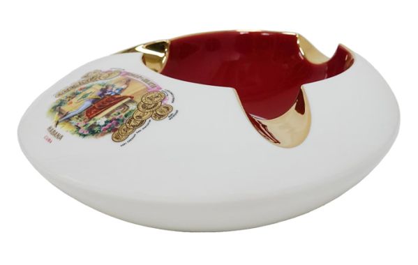 Individual Romeo Y Julieta Porcelain Ashtray - 3 Cigars